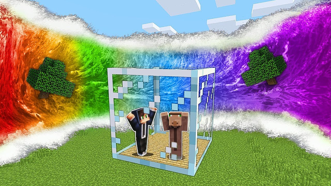 Rage Je Napravio Bunker Protiv Duginog Cunamija U Minecraftu🌈