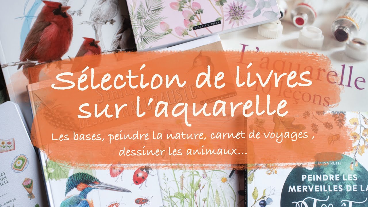 Sélections de livres pour apprendre aquarelle et le dessin. 🎨 #watercolor #art