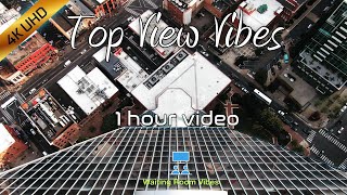 🏦 Top View Vibes | Amazing 1hr city video loop with relaxing background music - Waiting Room Vibes