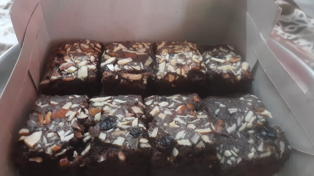 #brownie Dry fruits Brownie recipe 🤤| Brownie recipe| Chocolate Almond Brownie| Brownie recipe