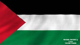 Palestine National Anthem Instrumental With Waving Flag