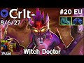 Support Cr1t- [EG] plays Witch Doctor!!! Ward spots shown! Dota 2 7.21