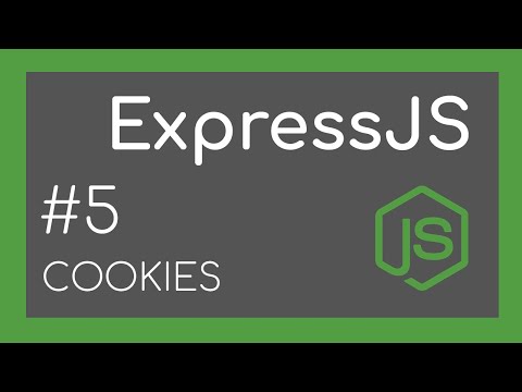 ExpressJS Tutorial #5 - Cookies