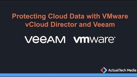 Protecting Cloud Data with VMware vCloud Director and Veeam