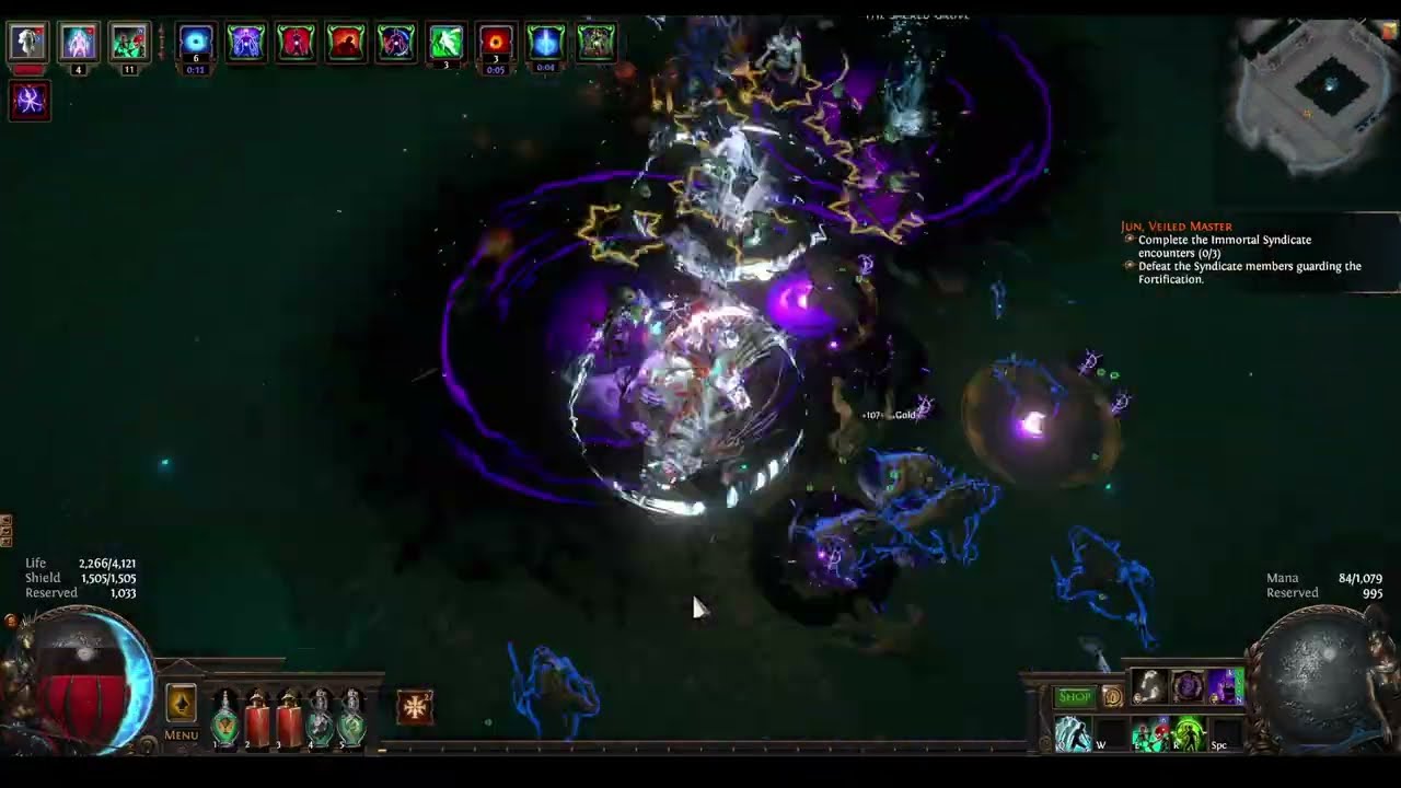 [POE 3.26] CheapBunny's Skeleton Dark Pact Summoner Occultist | Pragmatism | T16 Hydra