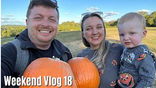 Weekend Vlog 18 | Pumpkin Patch | Petting Zoo | Kyker Farms Corn Maze