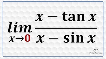 lim [x-tanx]/[x-sinx] as x approaches 0