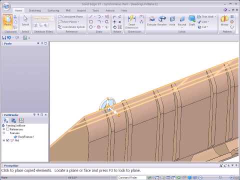 Solid Edge se Synchronni technologii - import a editace dilu z formatu Parasolid