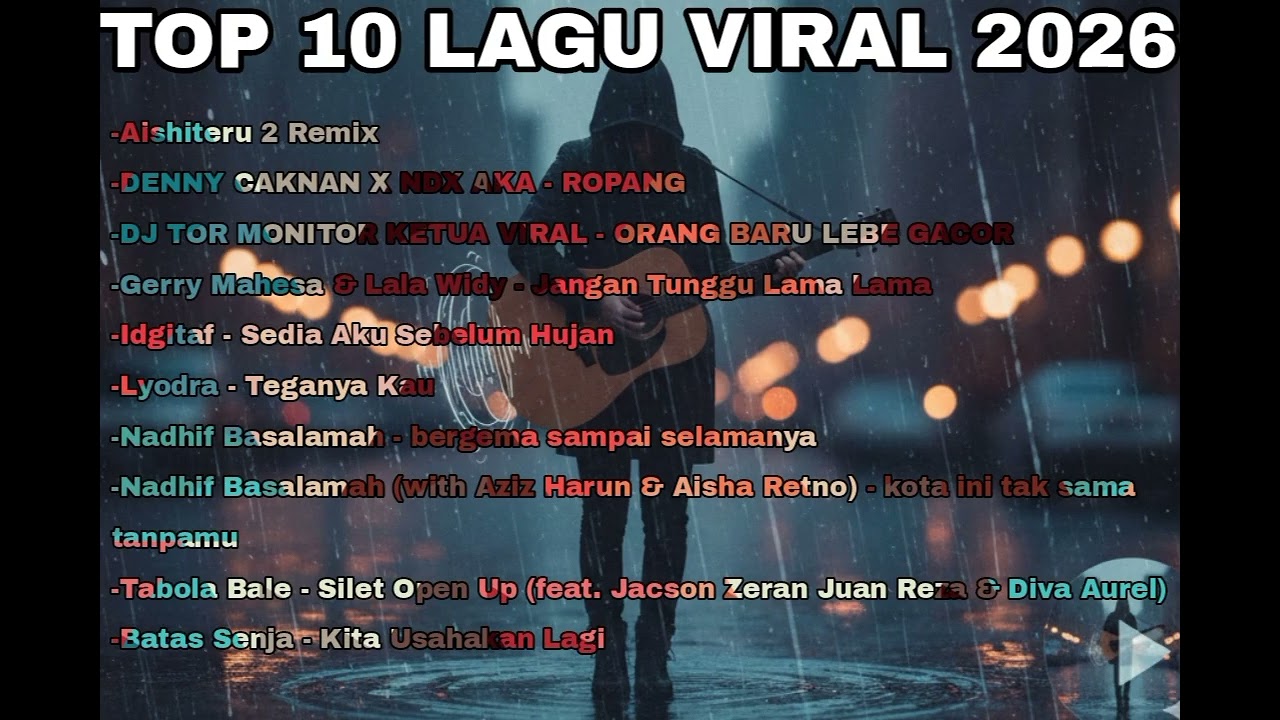 TOP 10 LAGU VIRAL TIKTOK 2026 TANPA IKLAN