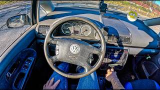 2003 Volkswagen Sharan 1.9 Tdi 130 Hp Pov Test Drive Joe Black