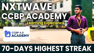 NxtWave CCBP 4.0 Academy Student Review in Kannada | 70-Days Highest Consistency Streak | 2024