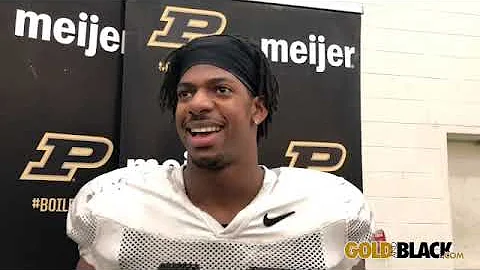 GoldandBlack com video: Purdue LB Clyde Washington