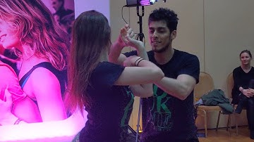 WZF2019: Gaelle & Hugo in Saturday afternoon class demo-3 ~ Zouk Soul