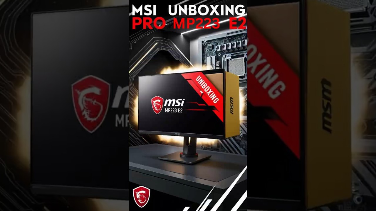 MSI PRO MP223 E2 Unboxing & Review 