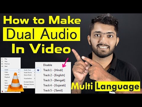 How to Make - Dual/Multi Track/Language Audio in video/Movie