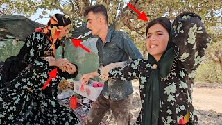 The unexpected moment of Kobra and Masoumeh's fight and Kobra fainting