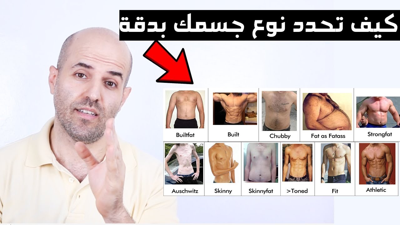 كيف تحدد نوع جسمك بدقة للتضخيم والتنشيف - كيف اعرف نوع جسمي - كيف احدد نوع جسمي