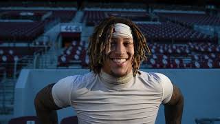 Oklahoma DB Billy Bowman post practice (Texas Week) - 10/7/2024