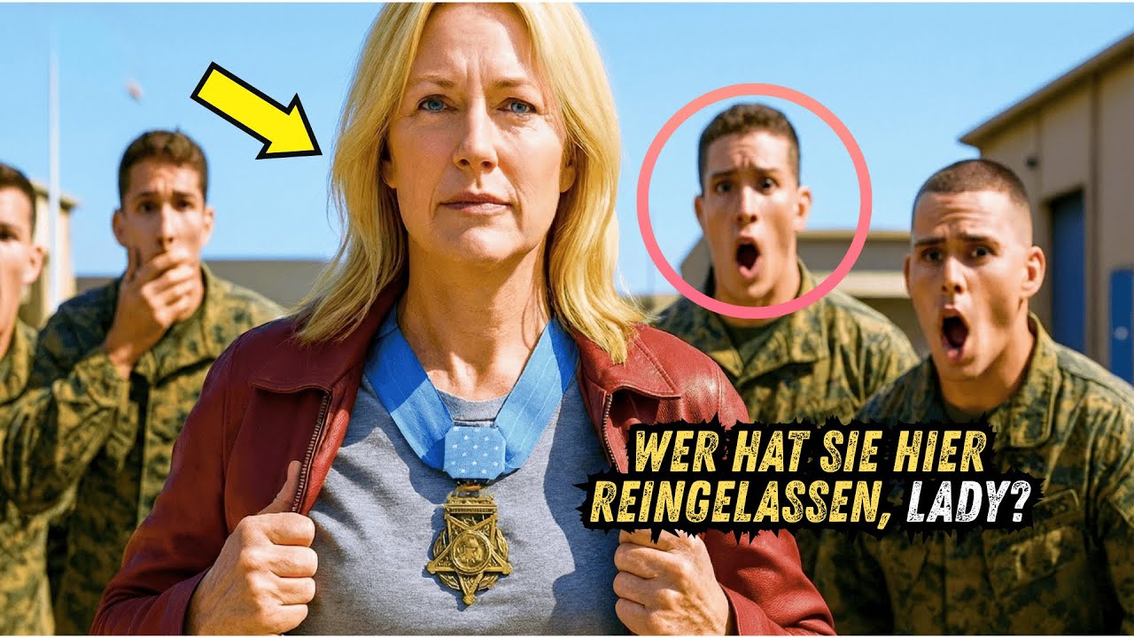Nur eine stille Frau auf dem Militärstützpunkt–bis die jungen Marines erfuhren, wer sie wirklich war