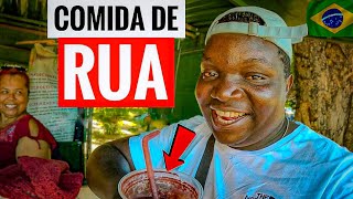 UM DIA INTEIRO COMENDO COMIDAS DE RUA NO BRASIL 🇧🇷