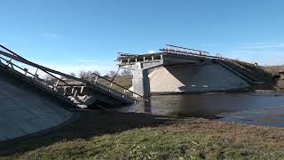 В Чулымском районе Новосибирской области рухнул железобетонный мост