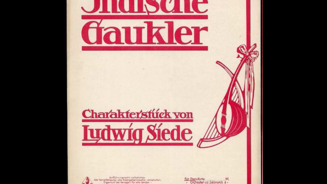 Ludwig Siede — Indische Gaukler