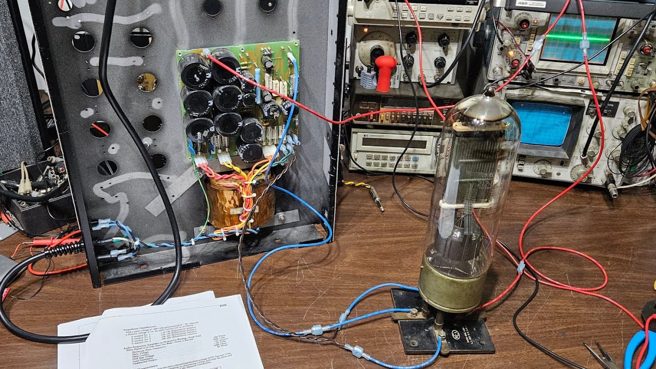 Western Electric 212D General-Purpose Power Triode Test - Giant