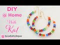 How to Make the Rainbow Party Hoop Earrings