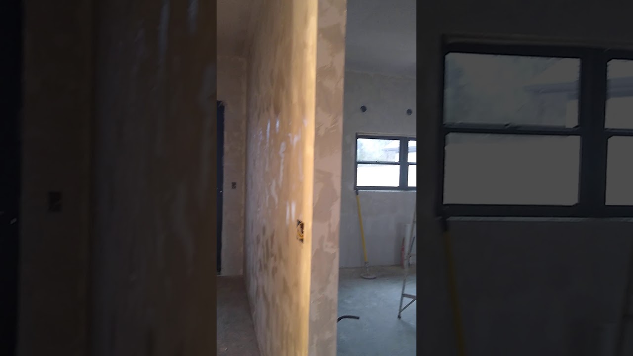 Hand trowel wall texture YouTube