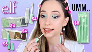 Worth the $$$ Elf Mint Melt Collection Review, Swatches, Tutorial | New Elf Makeup Products 2021