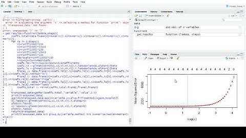 R Programming Part 20 Ridge and Lasso Regression