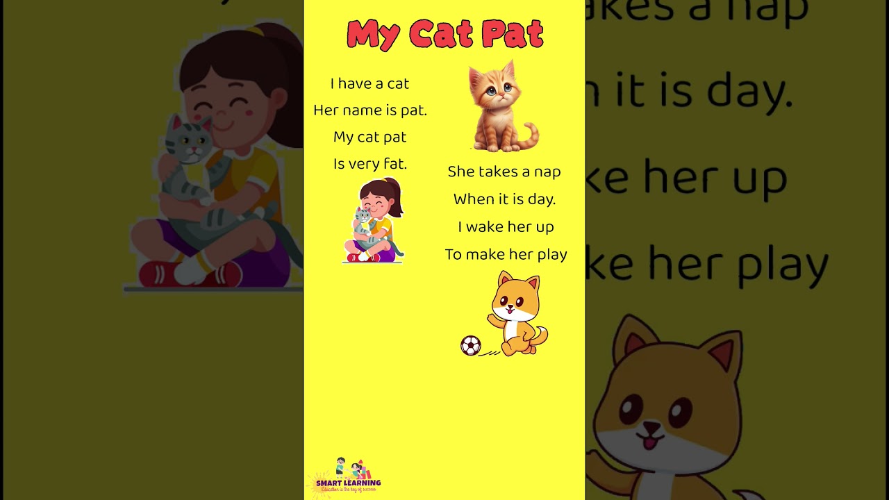 My Cat Pat I Poem cat 