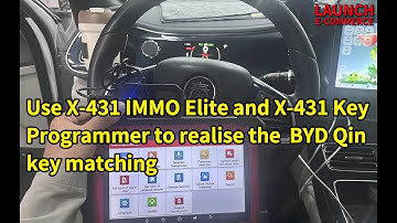 How to Use Launch X431 IMMO Elite and X431 Key Programmer to Program BYD Qin key