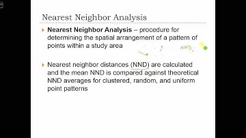 GEOG 3020 Lecture 19-9 Point Pattern Analysis
