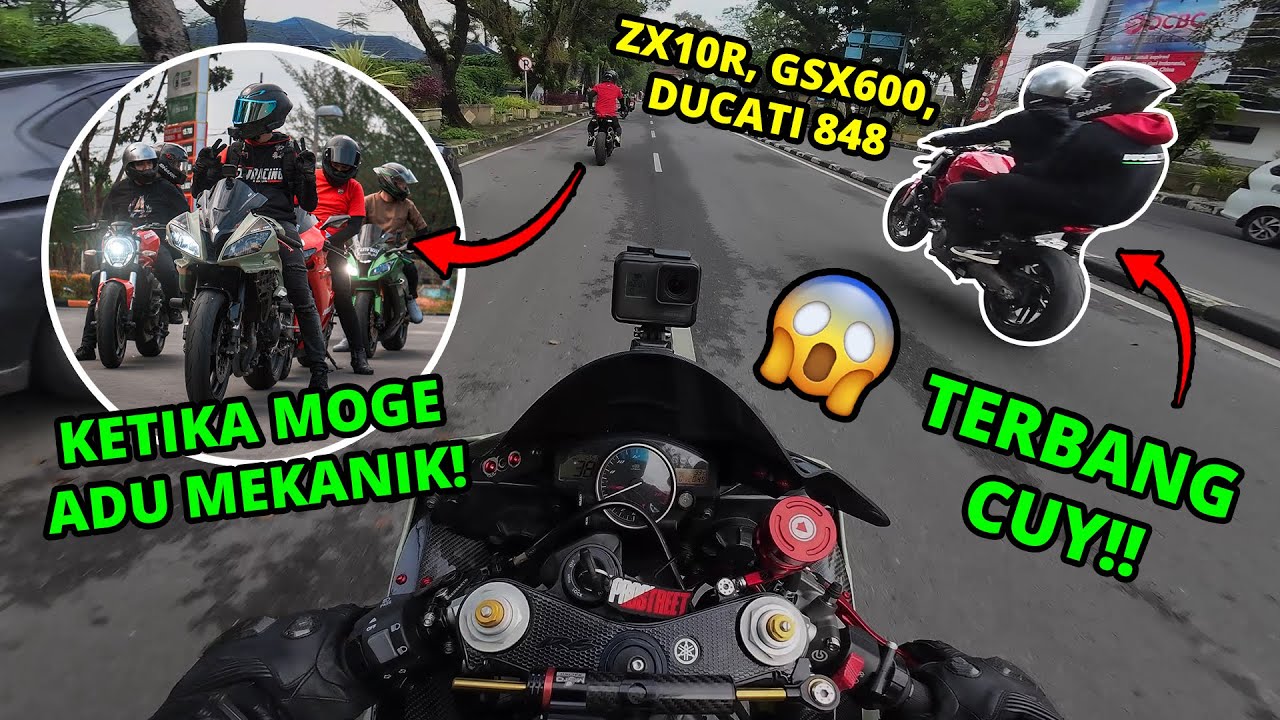 WHEN THE R6 & DUCATI MOGE HIT THE MECHANICS!! THE YEAR-END SUNMORI WAS EXCITING, ALL G4SPOL ZX10R...