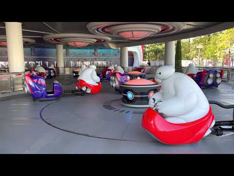 【4K HDR】ベイマックスのハッピーライド 試験運転 - 東京ディズニーランド 2021.10.29