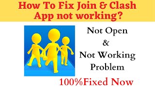 How to Fix Join & Clash Not Working Problem Android & Ios - Not Open Problem Solved | AllTechapple screenshot 1