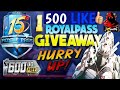 PUBG MOBILE LIVE | 500 LIKES 1 ROYAL PASS GIVEAWAY | RUSH GAMEPLAY | JOIN TEAM CODE