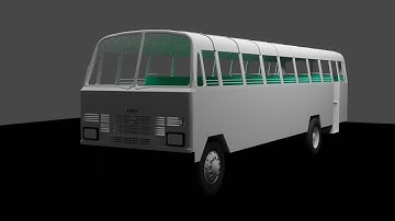 KSRTC ORDINARY 3D MODELLING TIMELAPSE | KL GARAGE