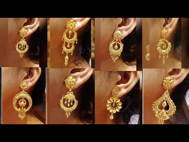 Buy 22Kt Gold Bengali Bridal Hoop Jhumka Earrings 78VY1236 Online from  Vaibhav Jewellers