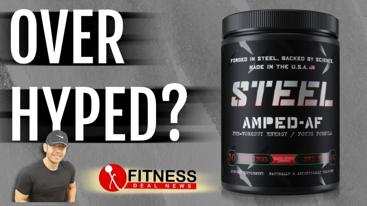 Steel Supplements updates AMPED-AF with a new look and more flavors