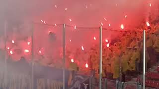 FSV Zwickau vs. 1. FC Lok Leipzig 3-2, Choreo & Pyro