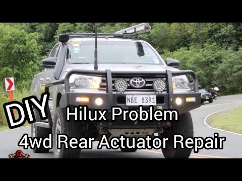 Toyota Hilux Problem | Rear 4WD Actuator Repair | DIY | Ef Ganadin
