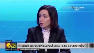 Maia Sandu despre Usatîi: „Nu am avut, nu am și nici n-o să am vreo dată încredere în acest om”