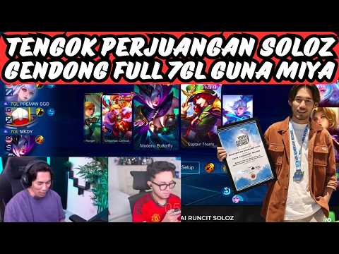 TENGOK PERJUANGAN SOLOZ GENDONG FULL 7GL GUNA MIYA!!