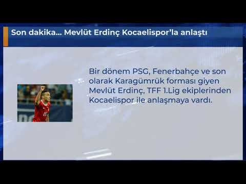 Son dakika... Mevlüt Erdinç Kocaelispor’la anlaştı