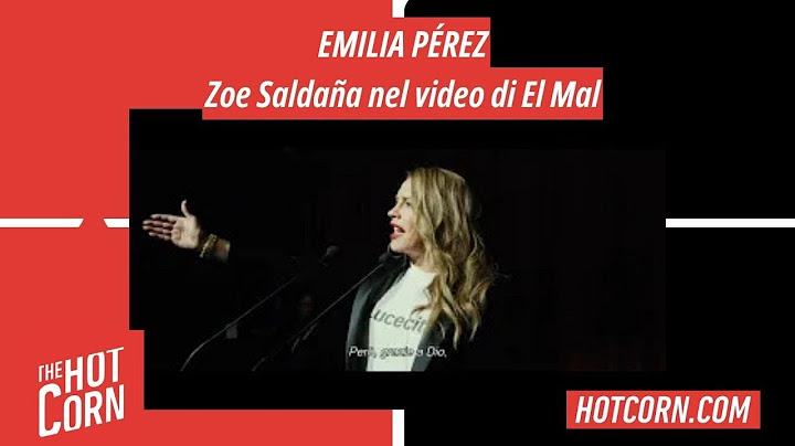 EMILIA PÉREZ | Zoe Saldaña en el video de El Mal | HOT CORN