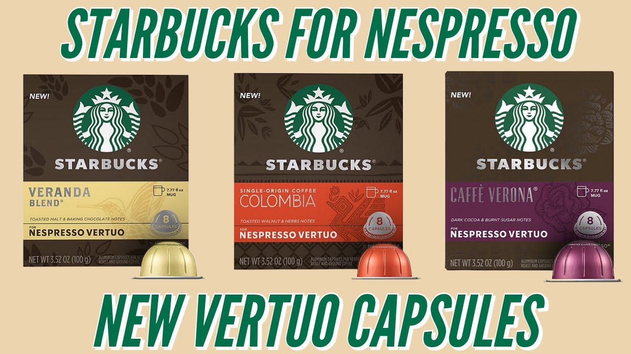 More Starbucks Vertuo Available Now! - Veranda, Colombia & Caffe Verona - YouTube