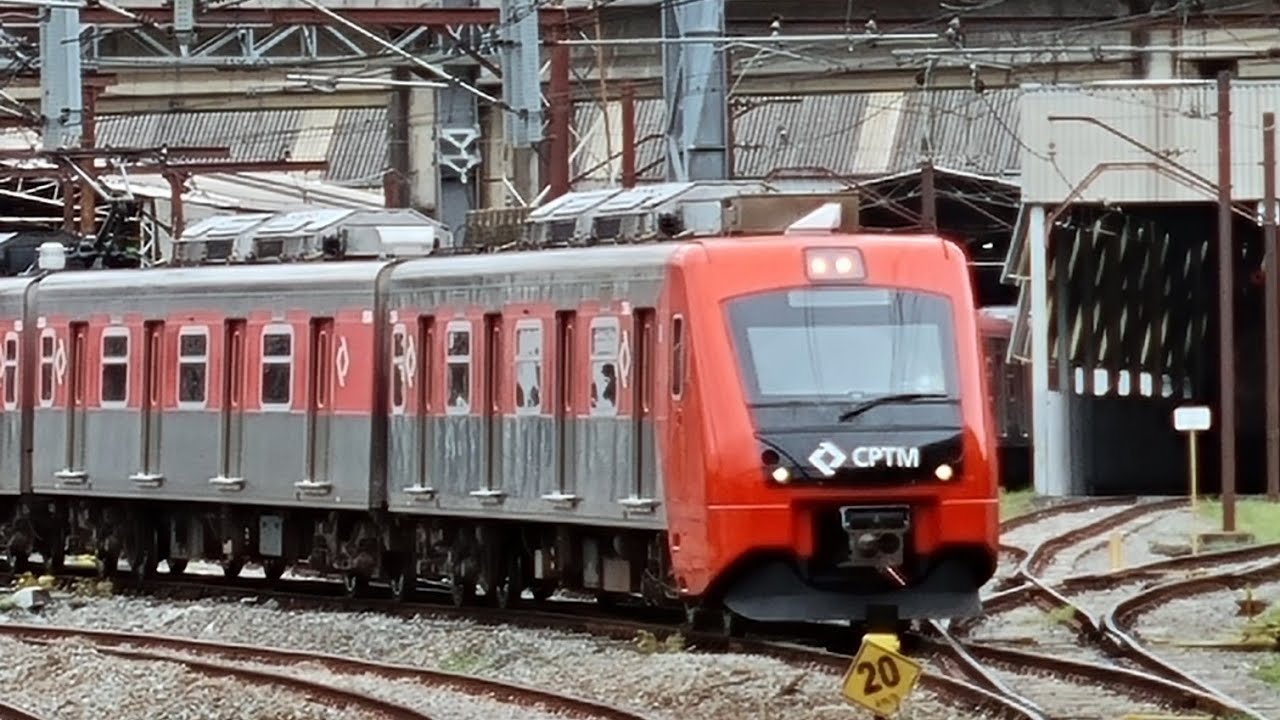 CPTM tue serie 7500 [R508] manobrando na entrada do abrigo rossevelt pela linha 11 coral.