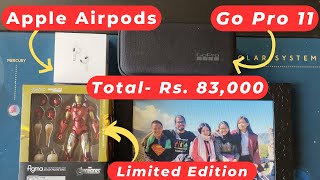 Unboxing Birthday Gifts Of Rs. 83,000 🤯 Apple AirPod, GoPro Hero 11, Iron Man + Vietnam Trip!